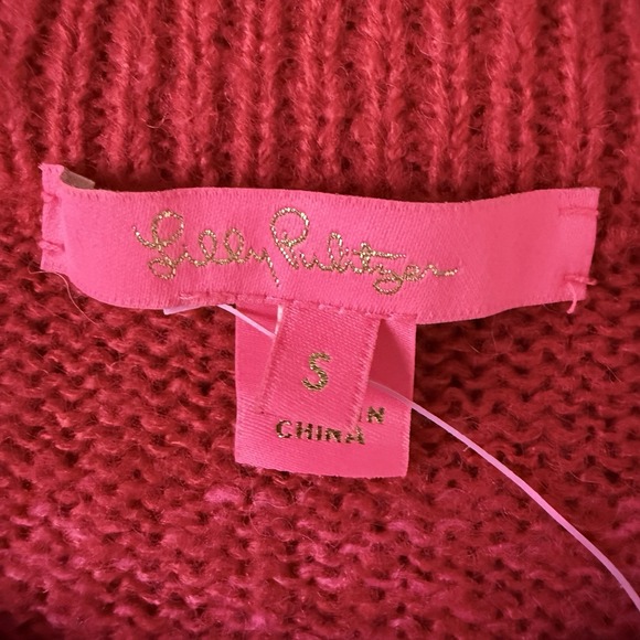 Lilly Pulitzer Hali Ombre Rainbow Sweater Womens Small Colorful Vacation Travel - Picture 5 of 9